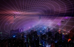 city showing wifi coverage